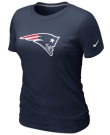 Team player. Show support for your favorite football team in this New England Patriots NFL t-shirt from Nike. Team player. Show support for your favorite football team in this New England Patriots NFL t-shirt from Nike.
