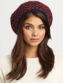 Impeccably crafted beret knitted in a luxurious blend of wool and silk with fox-fur pom detail.Wool/Mohair/Angora/Silk/Nylon/Other FibersOne size fits mostSpecialist dry cleanMade in USA Impeccably crafted beret knitted in a luxurious blend of wool and silk with fox-fur pom detail.Wool/Mohair/Angora/Silk/Nylon/Other FibersOne size fits mostSpecialist dry cleanMade in USA