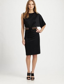 A smooth operator featuring a dramatic one-shoulder silhouette and a timeless and flattering fit.One-shoulder designAbout 41 from shoulder to hemViscoseDry cleanImported Model shown is 5'10½ (179cm) wearing US size Small. A smooth operator featuring a dramatic one-shoulder silhouette and a timeless and flattering fit.One-shoulder designAbout 41 from shoulder to hemViscoseDry cleanImported Model shown is 5'10½ (179cm) wearing US size Small.