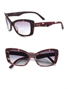 From the Postcard Collection. Innovative, acetate frames with transparent lens and signature logo. Available in black with grey lens, blue/black with grey gradient lens, fuchsia/orange with grey gradient lens or top mimetic ruby/ruby with grey gradient lens.UV 400 lens Made in Italy From the Postcard Collection. Innovative, acetate frames with transparent lens and signature logo. Available in black with grey lens, blue/black with grey gradient lens, fuchsia/orange with grey gradient lens or top mimetic ruby/ruby with grey gradient lens.UV 400 lens Made in Italy