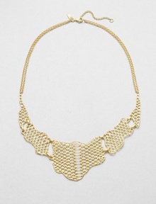 EXCLUSIVELY AT SAKS.COM From the Serpentine Collection. An exotic yet minimalist style featuring a linked, open, snakeskin-inspired design. 18k goldplated sterling silverLength, about 16-18 adjustableLobster clasp closureImported EXCLUSIVELY AT SAKS.COM From the Serpentine Collection. An exotic yet minimalist style featuring a linked, open, snakeskin-inspired design. 18k goldplated sterling silverLength, about 16-18 adjustableLobster clasp closureImported