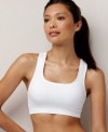 Barely There offers a truly comfortable sports bra for your active lifestyle. The CustomFlex Fit wireless bra features a racerback and special comfort band. Style #4076