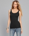 Nothing's better than a fabulous-fitting tank top! INC's hugs your curves and looks great for layering, too.