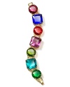 Make an entrance at your next party with this colorful crystal bracelet from kate spade new york. With chunky cabochons, this bauble instantly enlivens your favorite L.B.D.