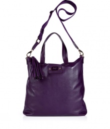 Elevate your everyday or off-duty look with this supple leather tote from cult-favorite accessory designer Anya Hindmarch - Large carryall shape, top zip closure with tassel detail, top carrying handles, convertible shoulder strap, small internal pockets, back zip pocket - Perfect for toting around your daily essentials, work, or stylish travel Elevate your everyday or off-duty look with this supple leather tote from cult-favorite accessory designer Anya Hindmarch - Large carryall shape, top zip closure with tassel detail, top carrying handles, convertible shoulder strap, small internal pockets, back zip pocket - Perfect for toting around your daily essentials, work, or stylish travel