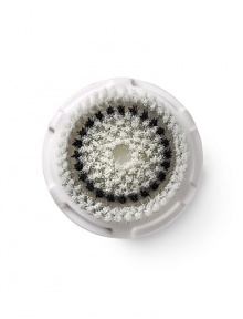 Made of a soft nylon derivative, especially for sensitive skin. Replace brush head every 90 days Mounts easily on Clarisonic handle Made of a soft nylon derivative, especially for sensitive skin. Replace brush head every 90 days Mounts easily on Clarisonic handle