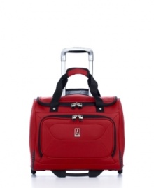 The lighter side of luggage. Even when fully packed, this lightweight tote from Travelpro gives you a serious edge with durable, tear-resistant nylon construction and smart organizational space to help you find exactly what you need... and fast. Limited lifetime warranty. The lighter side of luggage. Even when fully packed, this lightweight tote from Travelpro gives you a serious edge with durable, tear-resistant nylon construction and smart organizational space to help you find exactly what you need... and fast. Limited lifetime warranty.