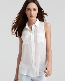 GUESS Top - Simona Button Up