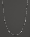 White sapphires sparkle on this intricate sterling silver necklace from Judith Ripka.