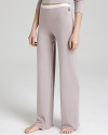 Comfortable pajama pants with satin trim along waistband. Pair it with Calvin Klein's matching V-neck pajama top to complete the look.