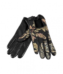 A feminine floral pattern covers these chic driving gloves from Rag & Bone - Leather gloves with floral detail, snap closure at wrist - A must-have for your cold-weather look A feminine floral pattern covers these chic driving gloves from Rag & Bone - Leather gloves with floral detail, snap closure at wrist - A must-have for your cold-weather look