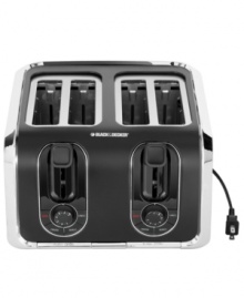 Toast times two! Holding up to four slices, this toaster has the true golden touch with dual independent controls that let you prep every piece to individual preference. Ready to change the way your kitchen works with features, like bagel, frozen and reheat, for meals of all kinds. 2-year warranty. Model TR1400SB. Toast times two! Holding up to four slices, this toaster has the true golden touch with dual independent controls that let you prep every piece to individual preference. Ready to change the way your kitchen works with features, like bagel, frozen and reheat, for meals of all kinds. 2-year warranty. Model TR1400SB.