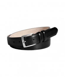 Easy elegance is a cinch with Paul Smiths black leather belt - Smooth leather, silver-toned buckle - Versatile medium width ideal for any number of occasions - Pair with chinos, dress trousers or dark denim Easy elegance is a cinch with Paul Smiths black leather belt - Smooth leather, silver-toned buckle - Versatile medium width ideal for any number of occasions - Pair with chinos, dress trousers or dark denim