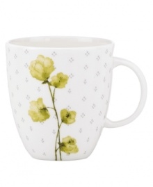 Artsy florals and funky dot designs collide on the eclectic and dreamy Watercolors Citrus teacup from Lenox Simply Fine. A sleek silhouette and sophisticated palette of gray, white and olive create a fresh, modern look for casual meals. Qualifies for Rebate Artsy florals and funky dot designs collide on the eclectic and dreamy Watercolors Citrus teacup from Lenox Simply Fine. A sleek silhouette and sophisticated palette of gray, white and olive create a fresh, modern look for casual meals. Qualifies for Rebate