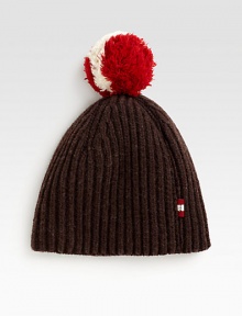 A cozy knit hat crafted in rich merino wool will keep you warm and toasty as the winter chill approaches.WoolDry cleanMade in Italy
