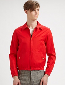 A relaxed, blouson fit, in a vibrant hue is rendered in lightweight cotton for instant modern-day style.Zip frontButtoned kangaroo pocketsAbout 25 from shoulder to hemCottonMachine washImported A relaxed, blouson fit, in a vibrant hue is rendered in lightweight cotton for instant modern-day style.Zip frontButtoned kangaroo pocketsAbout 25 from shoulder to hemCottonMachine washImported