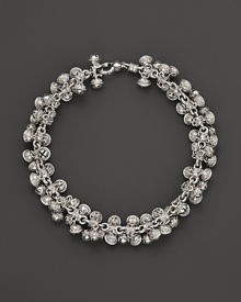 Inspired by Zen philosophy, this intricately detailed sterling silver bracelet from Paul Morelli softly jingles with meditation bells. Inspired by Zen philosophy, this intricately detailed sterling silver bracelet from Paul Morelli softly jingles with meditation bells.