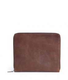 Busy days call for cool carry cases, and Maison Martin Margielas chocolate iPad sleeve is a sleek, streamlined choice - Zip-around closure, zippered slot pocket - A chic way to tote around your most essential accessory