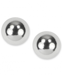 A timeless design for the season. These stud earrings from Jones New York come in a round design for a polished look. Crafted in silver tone mixed metal. Approximate diameter: 1/2 inch. A timeless design for the season. These stud earrings from Jones New York come in a round design for a polished look. Crafted in silver tone mixed metal. Approximate diameter: 1/2 inch.