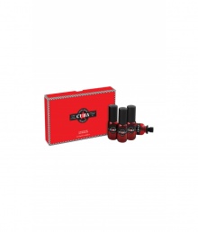Pack of 4 x Travel Size Cuba Colognes - Inspired by the old town of Havana, its Latin rhythms, smooth cigars, fine rums and exotic beauties, this fragrance bursts into life with the initial top notes of bergamot, lime, peppermint and a hint of rum. Layered with a melange of spicy and floral middle notes, mainly rose, clove and bay, Tonka beans add a subtle softness. The lasting base notes of tobacco mixed with the richness of frankincense, cedar wood and vetiver round off this striking fragrance. Pack of 4 x Travel Size Cuba Colognes - Inspired by the old town of Havana, its Latin rhythms, smooth cigars, fine rums and exotic beauties, this fragrance bursts into life with the initial top notes of bergamot, lime, peppermint and a hint of rum. Layered with a melange of spicy and floral middle notes, mainly rose, clove and bay, Tonka beans add a subtle softness. The lasting base notes of tobacco mixed with the richness of frankincense, cedar wood and vetiver round off this striking fragrance.