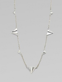 From the Thorn Collection. Long enough to double, this delicate chain sprinkled with shining, spiky thorns combines the elegant and the edgy with great spirit.Sterling silverLength, about 42Lobster claspImported From the Thorn Collection. Long enough to double, this delicate chain sprinkled with shining, spiky thorns combines the elegant and the edgy with great spirit.Sterling silverLength, about 42Lobster claspImported