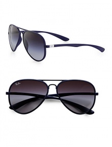 Classic aviator sunglasses are crafted in lightweight polymer acetate with polycarbonate lens. Available in blue with blue gradient lens.Logo temples100% UV protectionMade in Italy Classic aviator sunglasses are crafted in lightweight polymer acetate with polycarbonate lens. Available in blue with blue gradient lens.Logo temples100% UV protectionMade in Italy