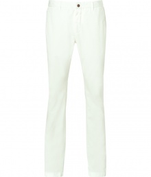 Achieve effortless style in these must-have pants from Closed - Button and zip closure, belt loops, off-seam pockets, back welt pockets with button, slim fit - Pair with a breezy button down, a V-neck cardigan, and trainers Achieve effortless style in these must-have pants from Closed - Button and zip closure, belt loops, off-seam pockets, back welt pockets with button, slim fit - Pair with a breezy button down, a V-neck cardigan, and trainers