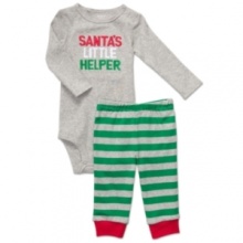 Everyone will think he's Santa's right-hand little man in this darling Christmas-inspired bodysuit and legging set from Carter's. Everyone will think he's Santa's right-hand little man in this darling Christmas-inspired bodysuit and legging set from Carter's.