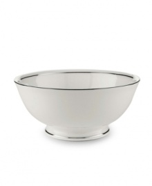From the Lenox Classic Collection, Federal Platinum formal dinnerware and dishes add a luxurious note to your table. Made of exquisite white bone china with platinum trim, a complete selection of pieces is available. Coordinating Debut Platinum crystal stemware adds the finishing flourish. Item not shown. Qualifies for Rebate From the Lenox Classic Collection, Federal Platinum formal dinnerware and dishes add a luxurious note to your table. Made of exquisite white bone china with platinum trim, a complete selection of pieces is available. Coordinating Debut Platinum crystal stemware adds the finishing flourish. Item not shown. Qualifies for Rebate