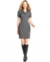 This petite Evan Picone dress is flawless when paired with tall boots, whether you're heading in for a casual day at work for for a laid-back after-hours engagement.