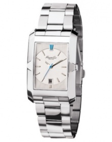The ideal companion for your finest business suit, this sleek watch from Kenneth Cole New York polishes off the workday look. The ideal companion for your finest business suit, this sleek watch from Kenneth Cole New York polishes off the workday look.