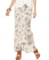 A washed tie-dye print adds just enough edge to this Kensie maxi skirt for an urban-weekend look!