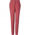 Tailored to perfection with a trendy tapered leg, these ultra-chic pants from Schumacher will update your workweek favorites - Side and back slit pockets, zip fly, hidden hook closure, belt loops, pleated front - Tailored tapered fit - Wear with a tucked in silk tee and classic pumps