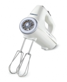 Turn even the toughest ingredients into a smooth mixture with this easy-beat hand mixer. The powerful, extra-long beaters even cut through cold sticks of butter with unrivaled ease and control. Three-year limited warranty. Model CHM-3. Turn even the toughest ingredients into a smooth mixture with this easy-beat hand mixer. The powerful, extra-long beaters even cut through cold sticks of butter with unrivaled ease and control. Three-year limited warranty. Model CHM-3.