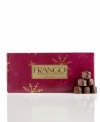 Featuring the perfect blend of sweet raspberries in a milk chocolate shell, these decadent morsels are made from a carefully guarded recipe only from Frango. In addition, this box is pre-wrapped for thoughtful gift-giving!