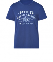 Bring classic style to your casual look with this versatile logo tee from Polo Ralph Lauren - Crew neck, short sleeves, front logo detail, slim fit - Wear with chinos, shorts, straight leg jeans, or slim trousers