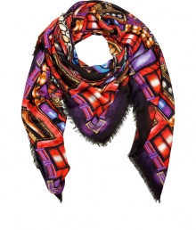 Gorgeous shall of fine, patterned silk-modal blend feels amazing against the skin - Stylish in a black, red and purple - Wear wrapped or draped with favorite tee and jeans to accessorize a casual outfit, or with a pencil skirt and blouse for the office Gorgeous shall of fine, patterned silk-modal blend feels amazing against the skin - Stylish in a black, red and purple - Wear wrapped or draped with favorite tee and jeans to accessorize a casual outfit, or with a pencil skirt and blouse for the office