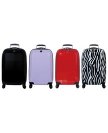 Go your own way. This hardside suitcase from Revo offers stylish options for the road-tested traveler, designed with a durable, ultra-lightweight ABS material and 360-degree twister wheels that roll effortlessly in every direction. 10-year warranty. Go your own way. This hardside suitcase from Revo offers stylish options for the road-tested traveler, designed with a durable, ultra-lightweight ABS material and 360-degree twister wheels that roll effortlessly in every direction. 10-year warranty.