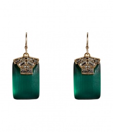 Add a glamorous finish to any look with Alexis Bittars vintage-style crystal encrusted drop earrings - Tonal crystals, green stones - Wire backs - Wear with everything from tees and blazers to cocktail dresses and fur coats Add a glamorous finish to any look with Alexis Bittars vintage-style crystal encrusted drop earrings - Tonal crystals, green stones - Wire backs - Wear with everything from tees and blazers to cocktail dresses and fur coats