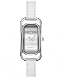 A sophisticated silhouette breathes life into this lovely Sienna collection watch from Lacoste. A sophisticated silhouette breathes life into this lovely Sienna collection watch from Lacoste.