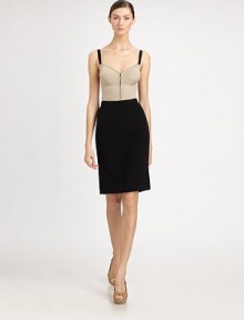 Crisp cotton, tailored in a lingerie-inspired style for the perfect layering piece.Adjustable contrast shoulder strapsSweetheart neckline with picot trimBustier-inspired seamingFront hook-and-eye closuresSmocked back panelStretch silk liningAbout 17 from shoulder to hip98% cotton/2% elastaneDry cleanMade in Italy of imported fabricAdditional Information Women's Premier Designer & Contemporary Size Guide Crisp cotton, tailored in a lingerie-inspired style for the perfect layering piece.Adjustable contrast shoulder strapsSweetheart neckline with picot trimBustier-inspired seamingFront hook-and-eye closuresSmocked back panelStretch silk liningAbout 17 from shoulder to hip98% cotton/2% elastaneDry cleanMade in Italy of imported fabricAdditional Information Women's Premier Designer & Contemporary Size Guide