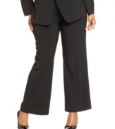 Infuse polish to your career wardrobe with AGB's straight leg pants-- suit up in the matching jacket!