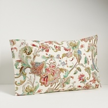 Modern and eclectic - a vintage, oversized floral paisley print in a multicolor of soft red, sky blue and desert khaki mixes with serape stripes, rugged chino and paisley block-print patterned sheets to complete the collection's romantic, bohemian mood. Modern and eclectic - a vintage, oversized floral paisley print in a multicolor of soft red, sky blue and desert khaki mixes with serape stripes, rugged chino and paisley block-print patterned sheets to complete the collection's romantic, bohemian mood.