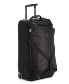 You're flying with the lightweight appeal and convenience of this rolling duffel. Four 360-degree spinners respond to the simple flick of your wrist, while built-in organizational pockets and an add-a-bag strap let you add on more without feeling weighed down. Limited lifetime warranty. Qualifies for Rebate You're flying with the lightweight appeal and convenience of this rolling duffel. Four 360-degree spinners respond to the simple flick of your wrist, while built-in organizational pockets and an add-a-bag strap let you add on more without feeling weighed down. Limited lifetime warranty. Qualifies for Rebate