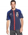 Get ready to take the field like your favorites in this Japan Home soccer jersey with CLIMACOOL technology from adidas.