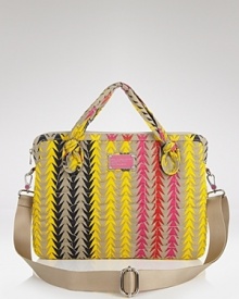 Don't risk a data disaster. In cute chevron stripes, this nylon computer case from MARC BY MARC JACOBS keeps your hardware safe and styled. Don't risk a data disaster. In cute chevron stripes, this nylon computer case from MARC BY MARC JACOBS keeps your hardware safe and styled.