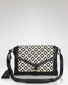 Size down for day with this jacquard crossbody bag from DIANE von FURSTENBERG. Designed for versatile style with a hit of print, it effortlessly translates from desk to dinner. Size down for day with this jacquard crossbody bag from DIANE von FURSTENBERG. Designed for versatile style with a hit of print, it effortlessly translates from desk to dinner.