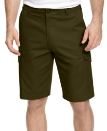 Trimmed with cargo pockets, your favorite khaki shorts from Dockers keep it cool and classic when the temperatures rise. (Clearance) Trimmed with cargo pockets, your favorite khaki shorts from Dockers keep it cool and classic when the temperatures rise. (Clearance)