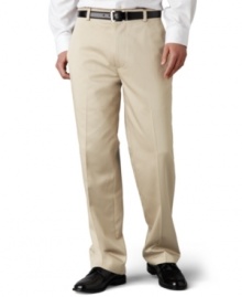 In addition to the famous DOCKERS fit, these khakis were designed to be wrinkle free. This means you go to work looking sharp as a tack without having to take out your ironing board. Throw them on straight from a suitcase, drawer or dryer for an updated look that never goes out of style In addition to the famous DOCKERS fit, these khakis were designed to be wrinkle free. This means you go to work looking sharp as a tack without having to take out your ironing board. Throw them on straight from a suitcase, drawer or dryer for an updated look that never goes out of style