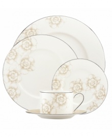 Lenox dinnerware makes vintage florals feel fresh with the contemporary shapes of Blush Silhouette place settings. Sturdy bone china combining a muted palette and sparkling platinum caters formal occasions with easy, unparalleled elegance. Qualifies for Rebate Lenox dinnerware makes vintage florals feel fresh with the contemporary shapes of Blush Silhouette place settings. Sturdy bone china combining a muted palette and sparkling platinum caters formal occasions with easy, unparalleled elegance. Qualifies for Rebate